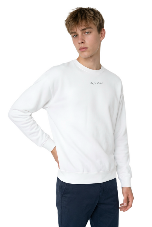 Men's Premium Sweatshirt - Soft Rebel (black / white)