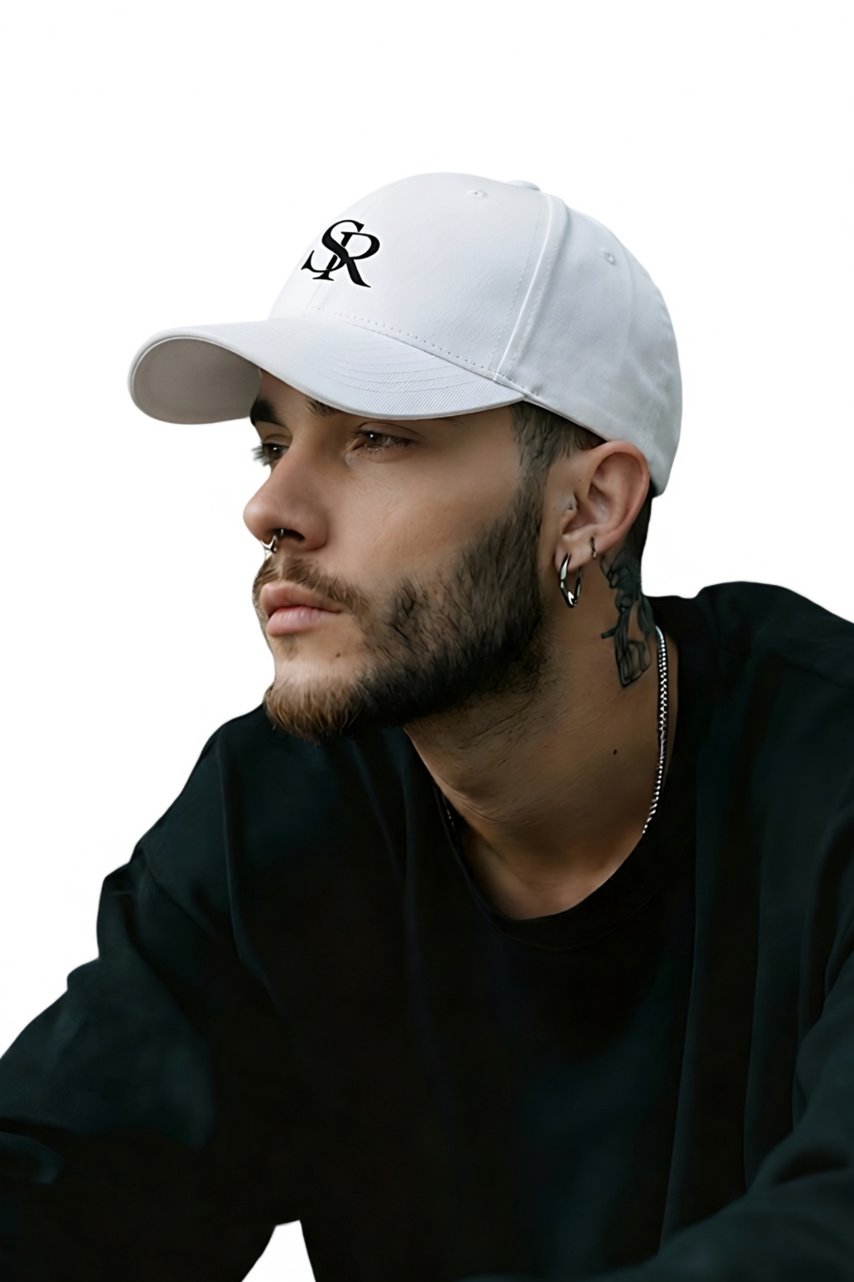 Unisex Closeback Flexifit Cap - Soft Rebel (white)