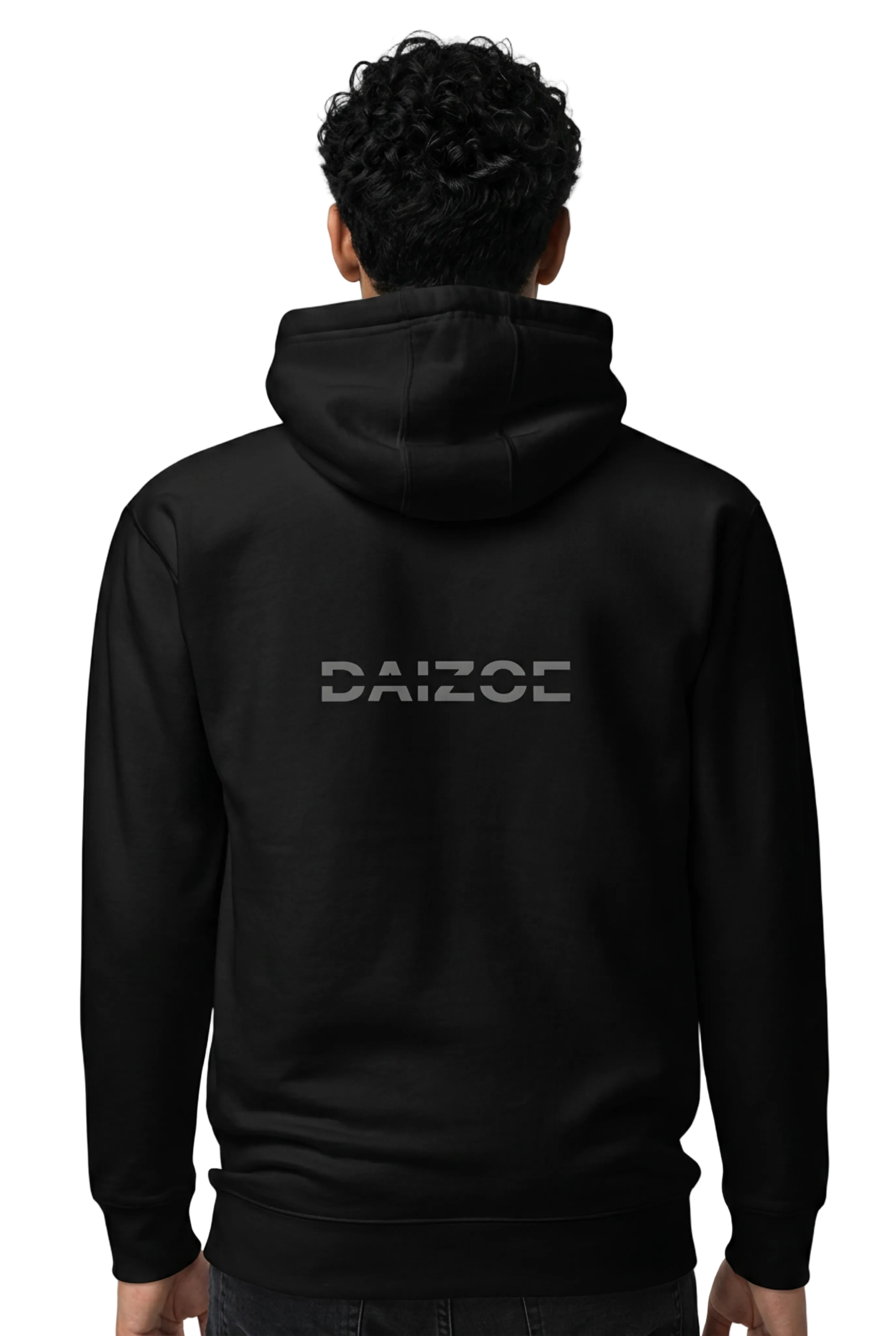 DaiZoe Unisex Signature Street Hoodie (black / white)