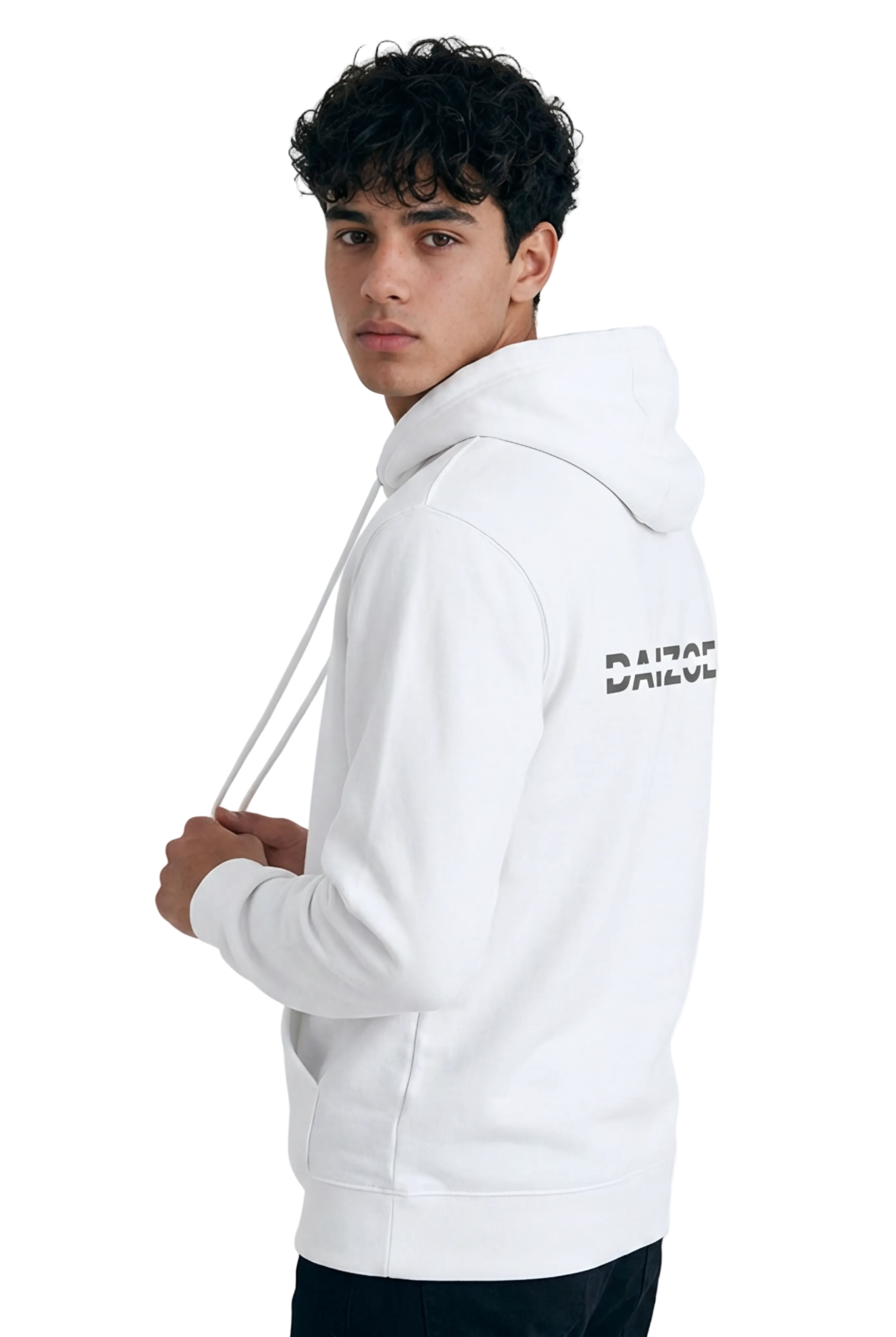 DaiZoe Unisex Signature Street Hoodie (black / white)