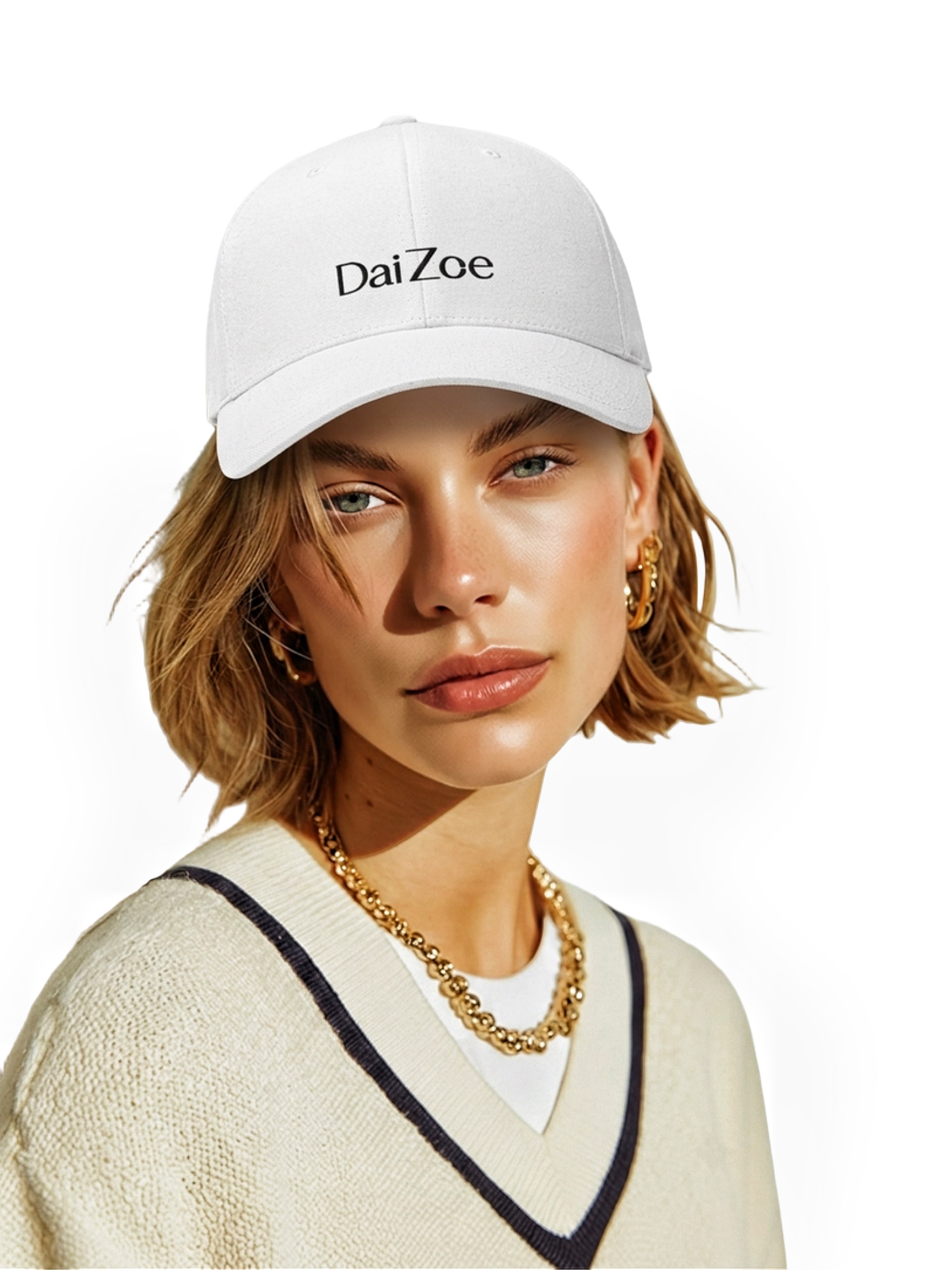 Unisex Closeback Flexifit Cap - DaiZoe (black / white)
