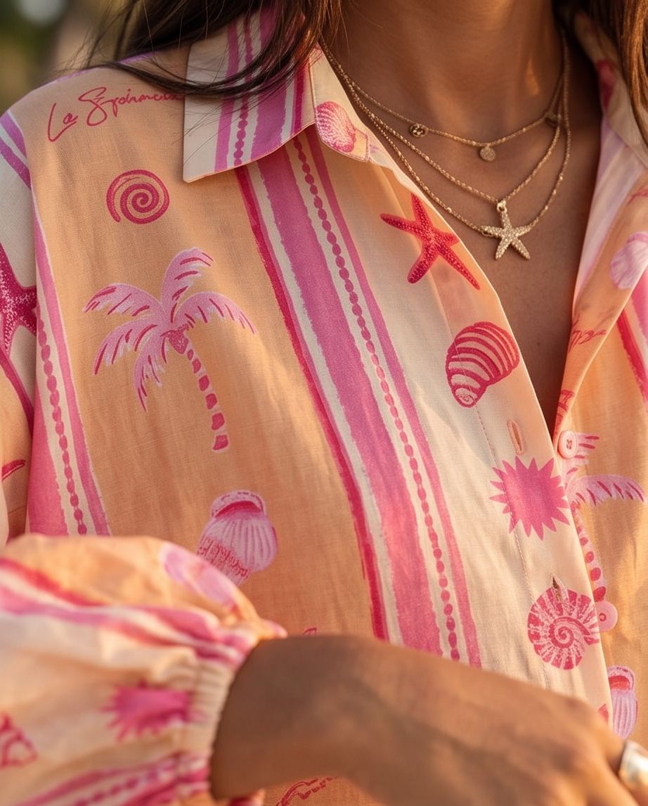 Linen Summer Set - Warm Terracotta
