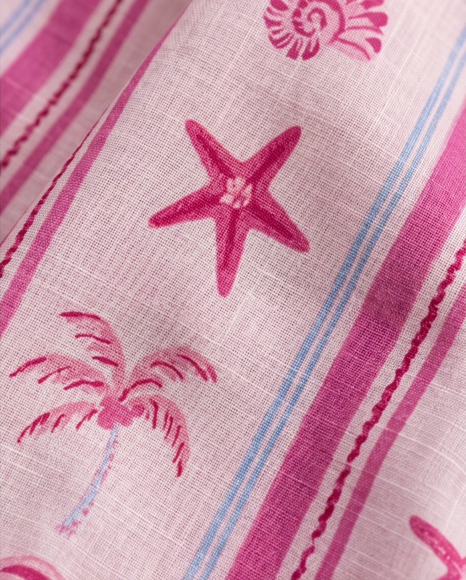 Linen Summer Set - Light Pink