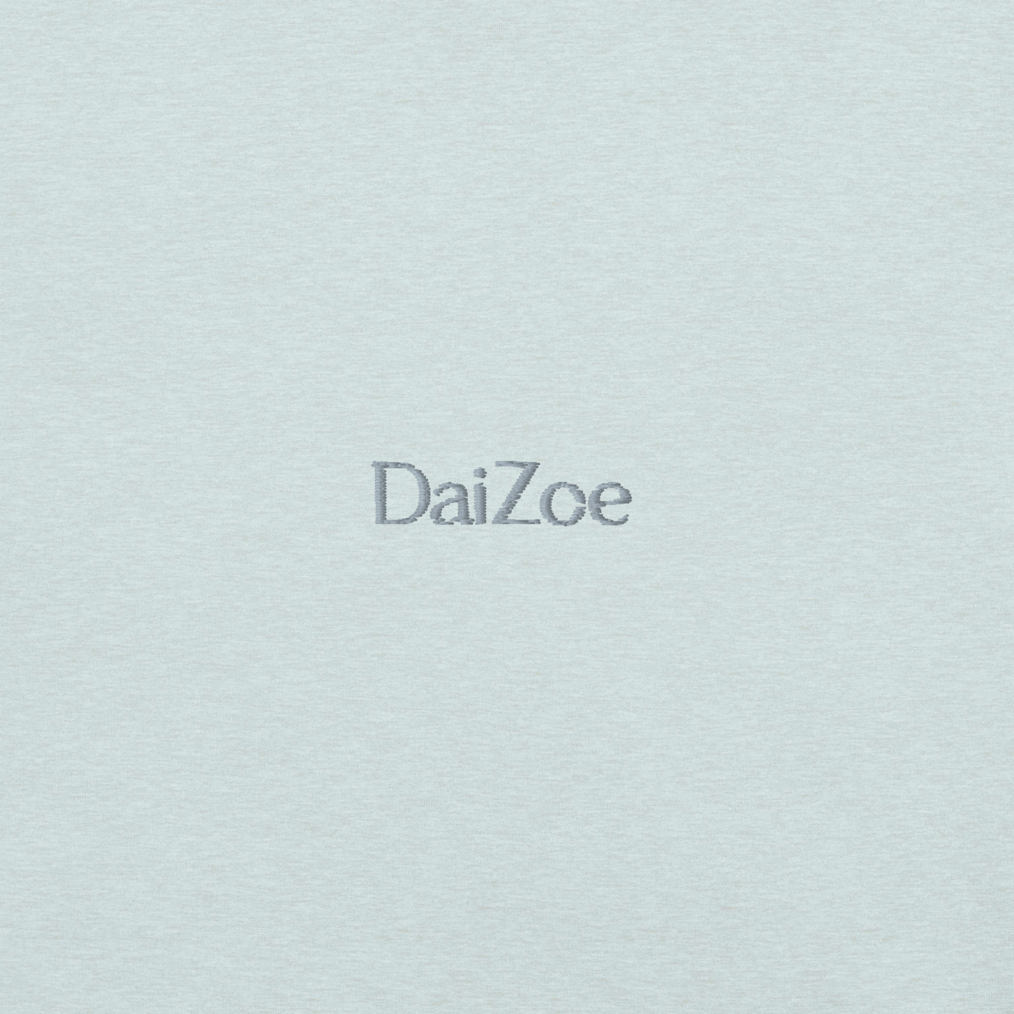DaiZoe Unisex Pastel T-shirt with Minimalist Embroidery