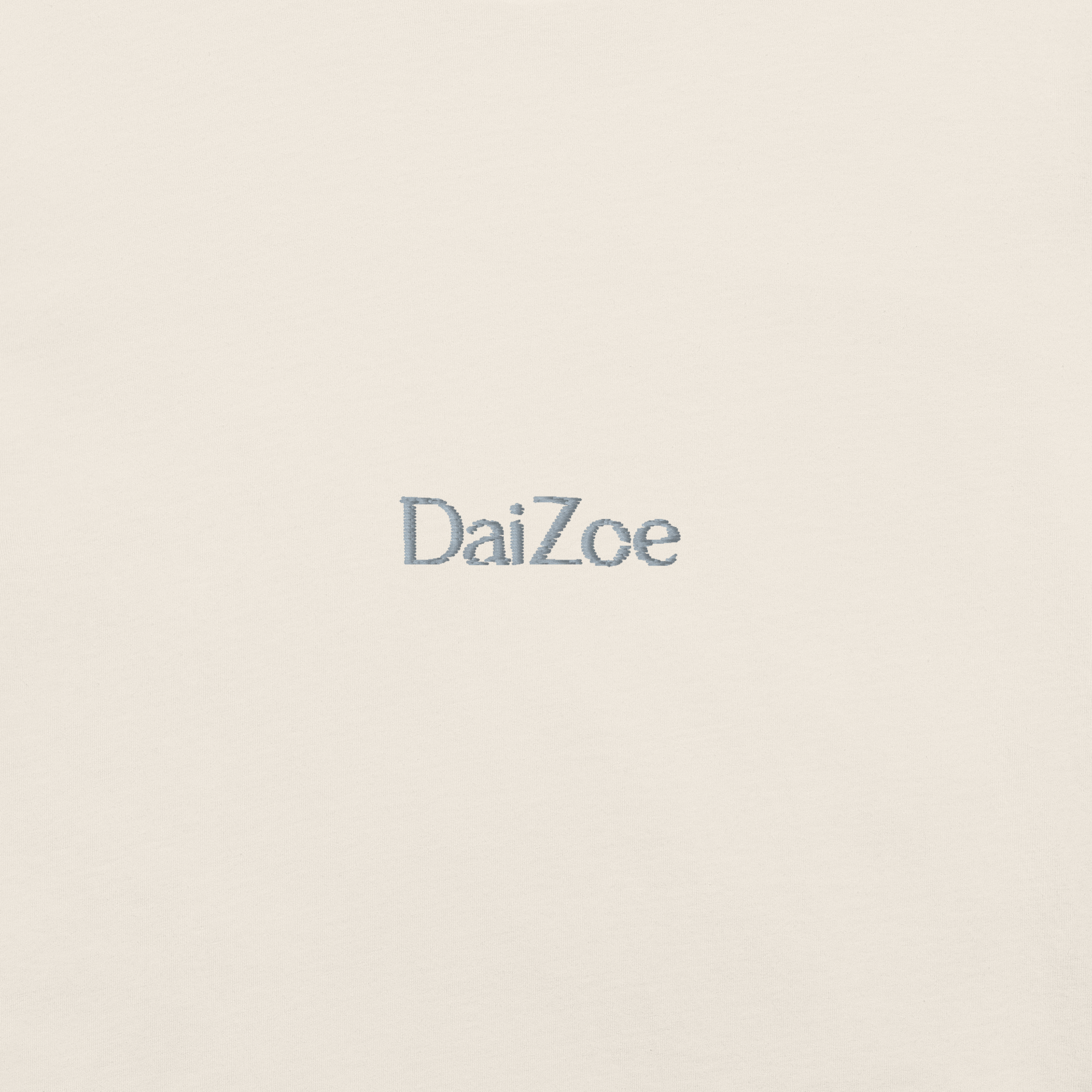 DaiZoe Unisex Pastel T-shirt with Minimalist Embroidery
